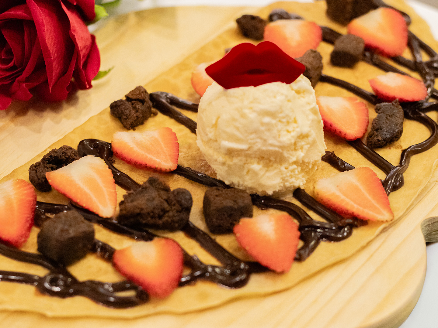Crepe Con Fudge