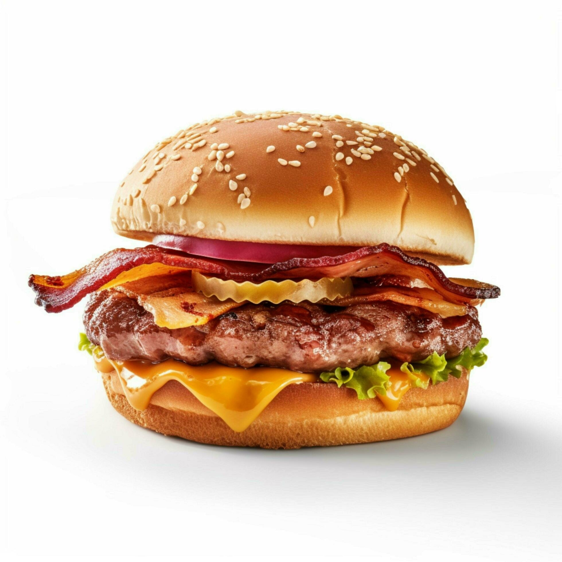 Hamburguesa Tocino Naranja Chipotle