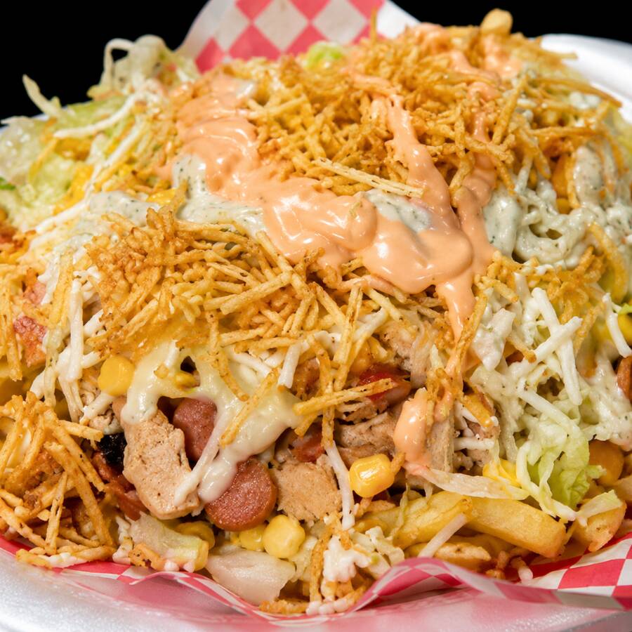 Salchipapa Ranchera.