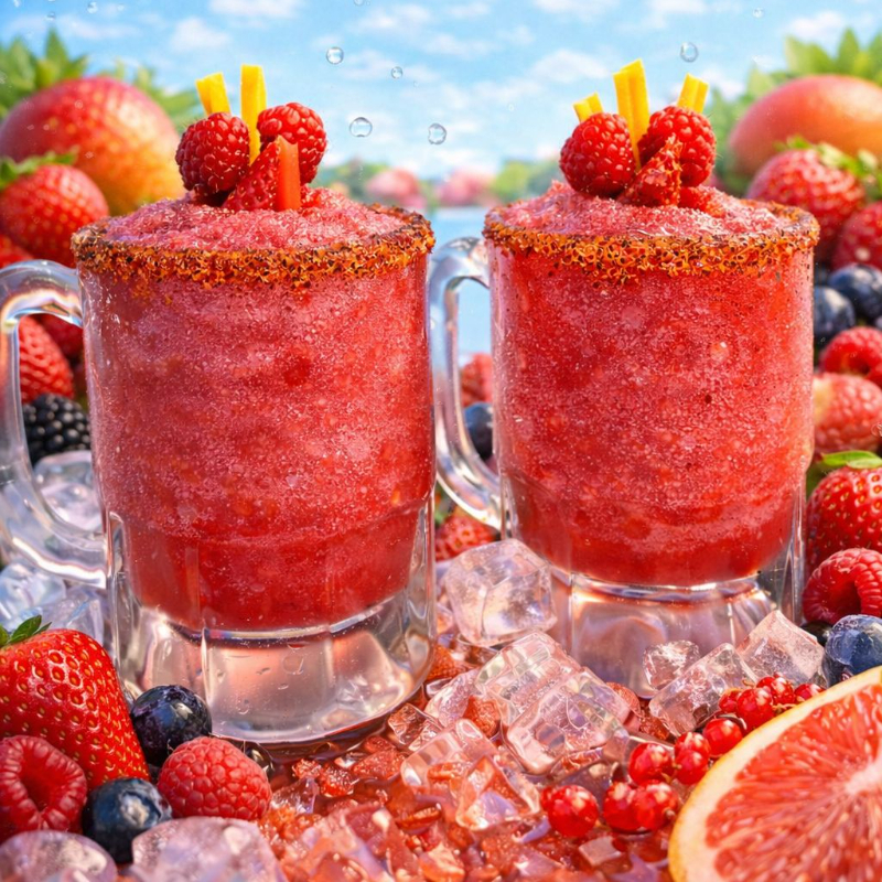 Limonada de Frutos Rojos.