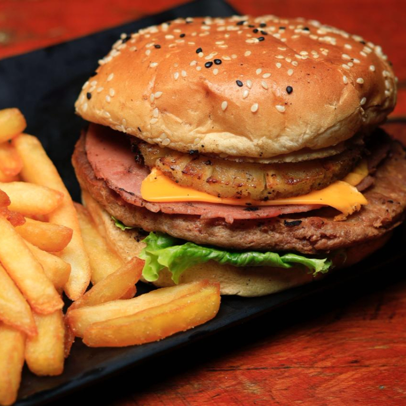 Hamburguesa Hawaiana