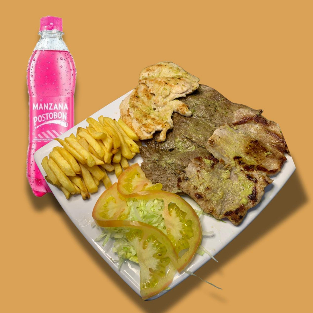 Combo Asado Trifásico + Gaseosa Postobón 250ml