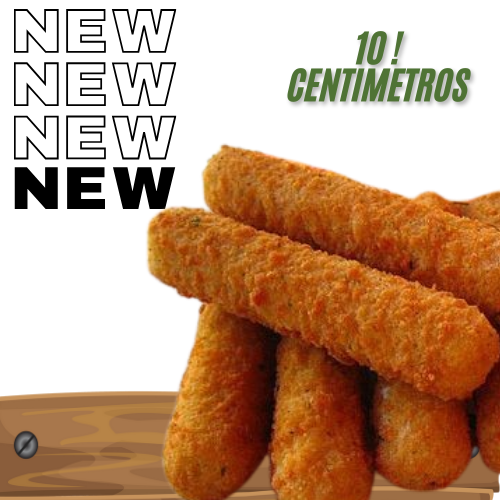 X3 Dedos Mozzarella ! (10 Cm)