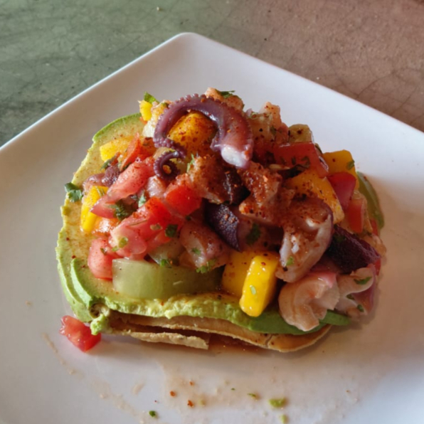 Tostada de Pulpo