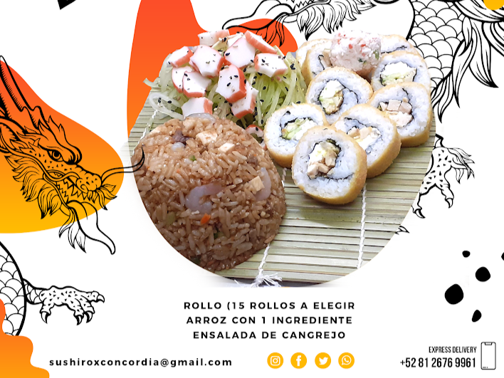 Combo Platillo Del Día 🍣