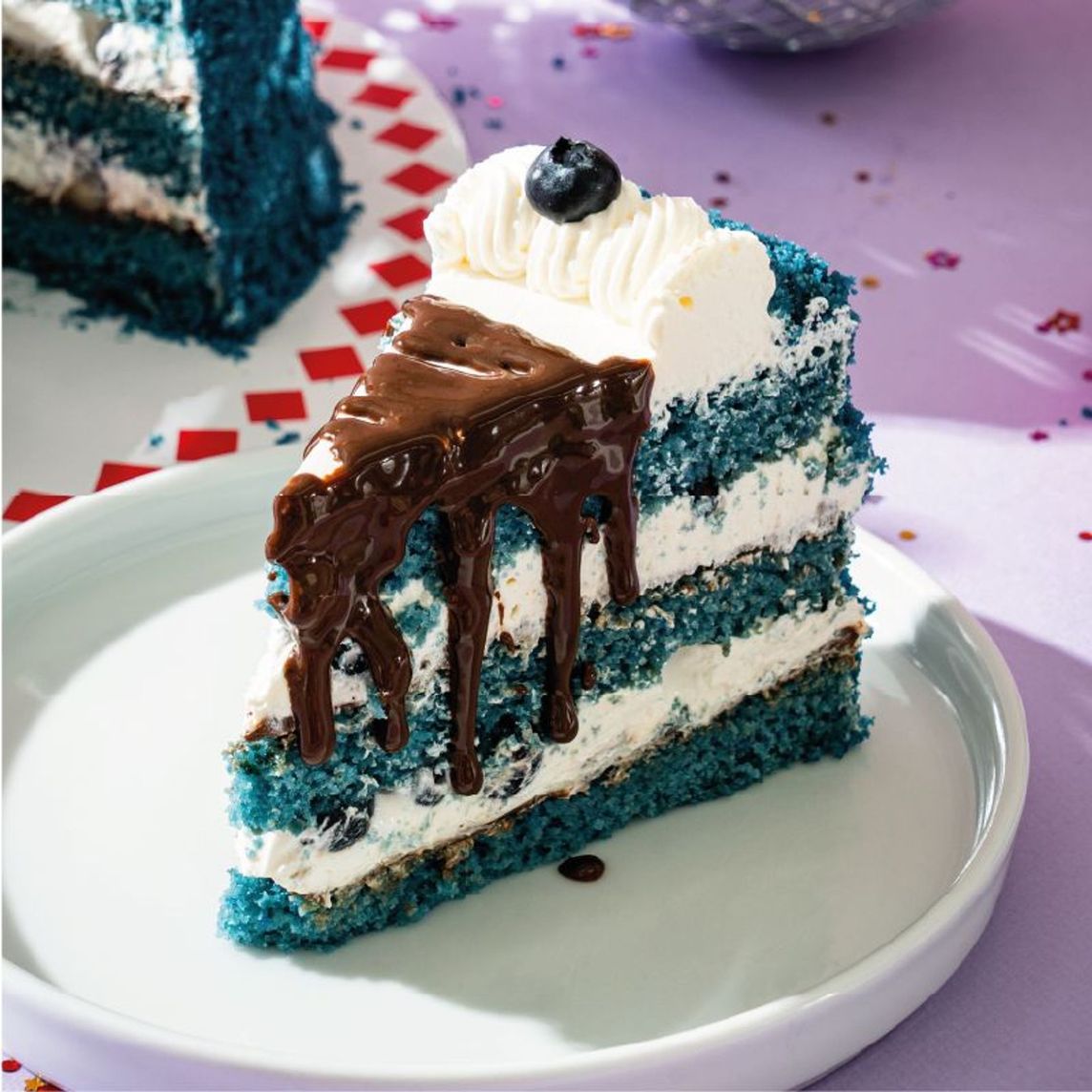 Porción blue velvet