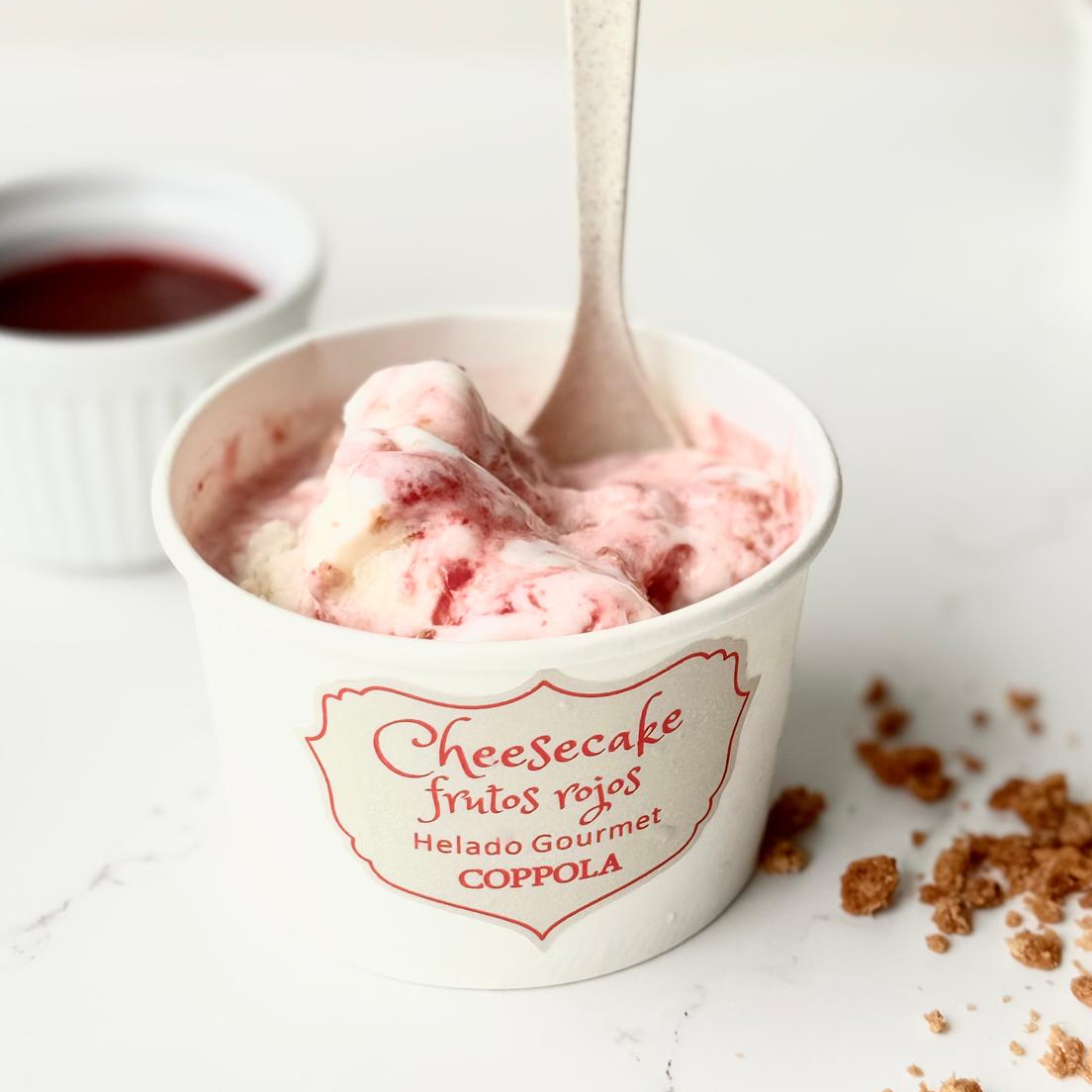 Helado de Cheesecake de Frutos Rojos 236 ml