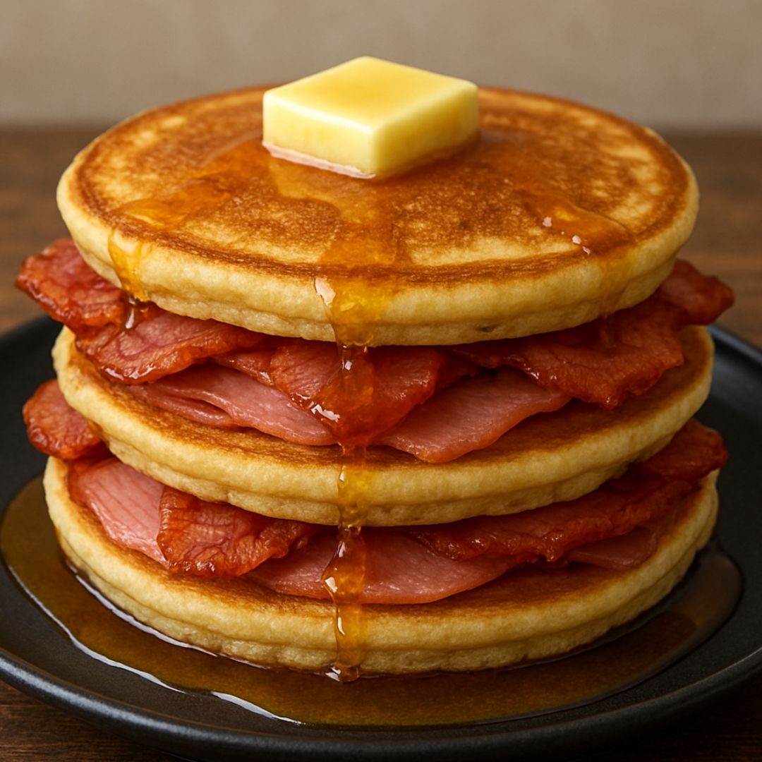 Orden de Hotcakes "Panamericano Jamón- Tocino"