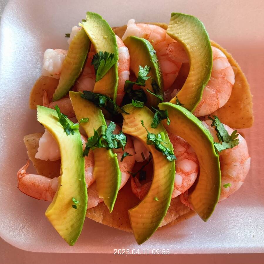 Taco Dorado con Camarones