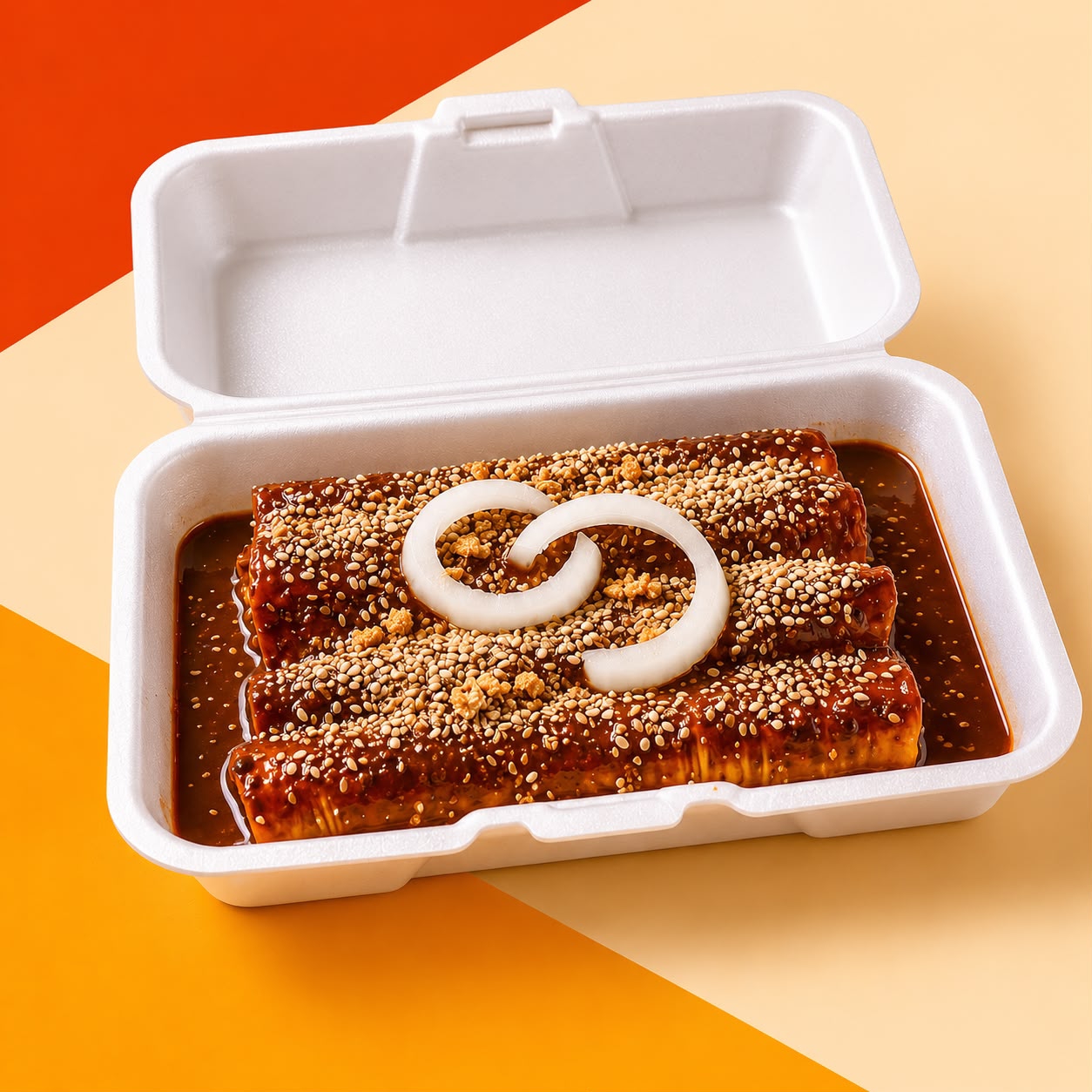 Envueltos de Mole Poblano