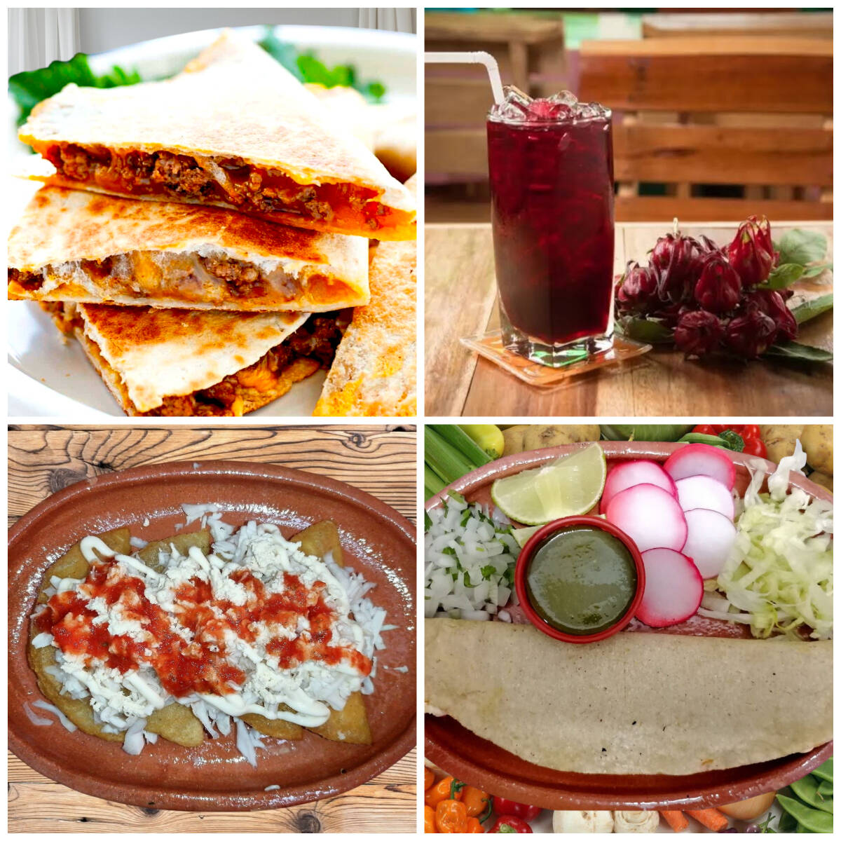 Gratis 1/2 L. Jamaica +Empanadas+Quesadilla+gringa