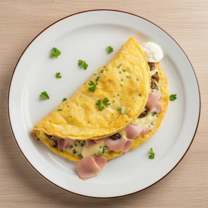 Omelette de Jamon y Queso
