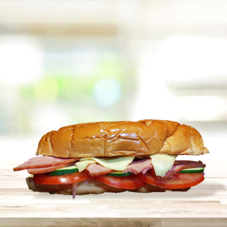 Sanduche Pavo Jamón 15 cm