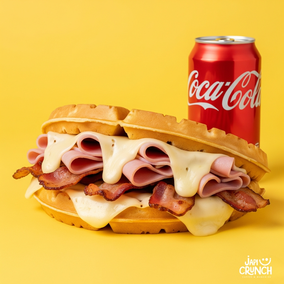 Waffle Salado Japijam + Coca Cola🚨😋😱