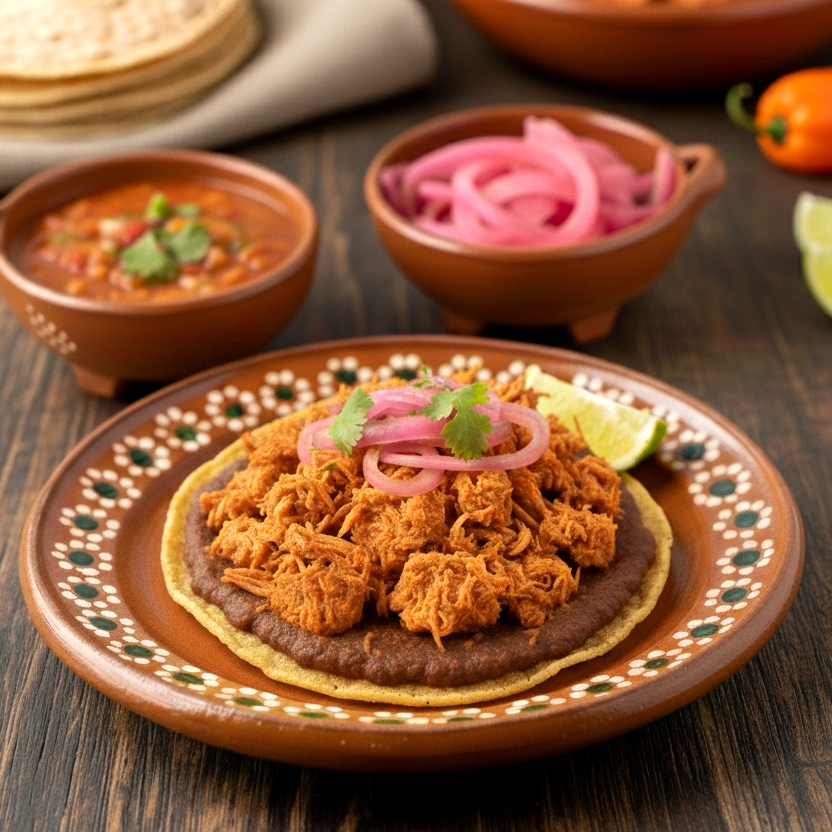 Panucho de Cochinita Pibil