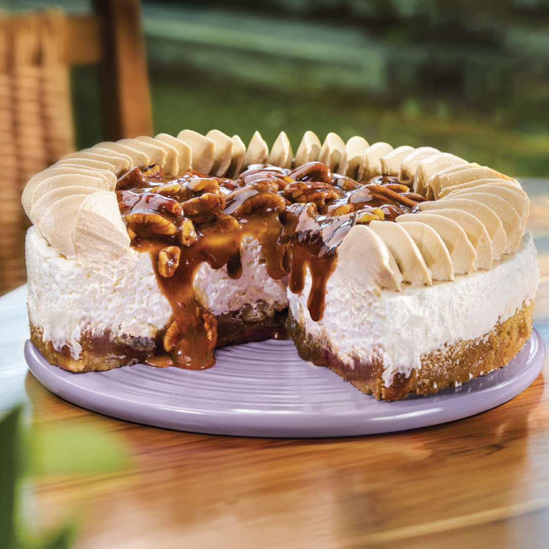 Postre Cheesecake Pie de Pecanas