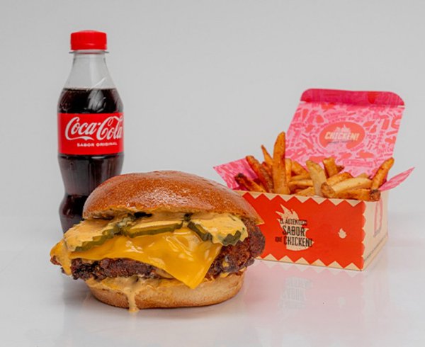 Combo Que Chicken Cheese Sandwich