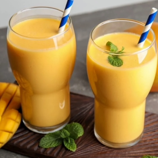 Jugo de maracuya en leche