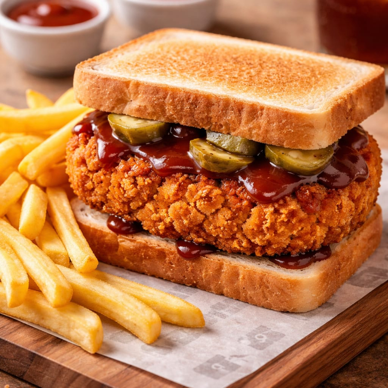 sandwich de pechuga de pollo