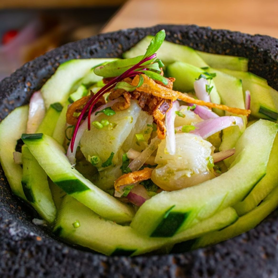 Aguachile de Callo de Hacha