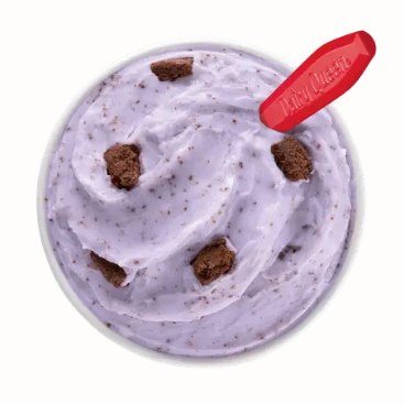 Taro Brownie Blizzard® Treat
