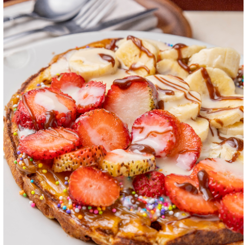Wafle Nutella y Fruta