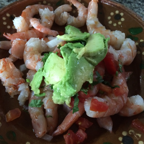Tostada de Camarón