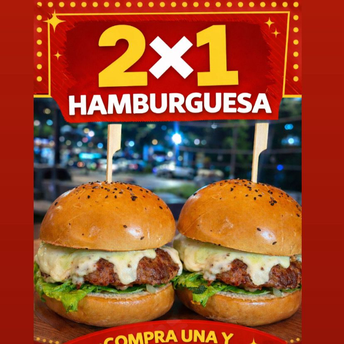 HAMBURGUESA 2X1