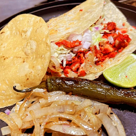 Taco de harina