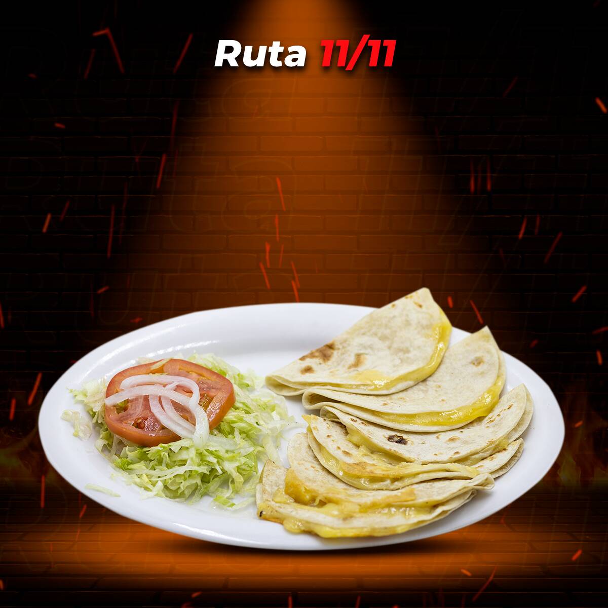 1/2 Orden de Quesadillas