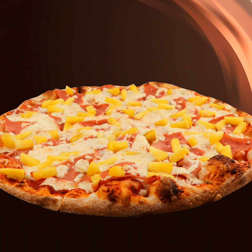 Pizza Gourmet Jamón & Piña Venti