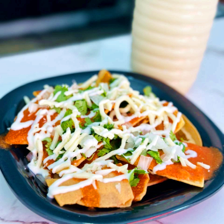 Chilaquilitos + Huevito + Coca 400ML
