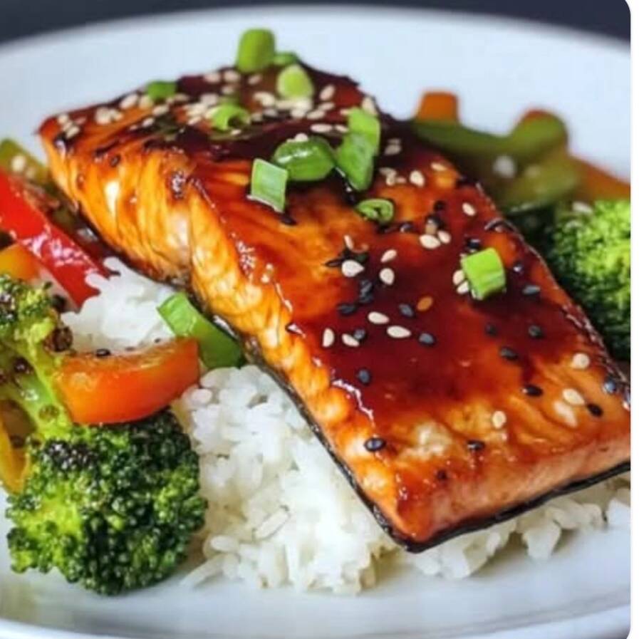 SALMÓN AL TERIYAKI