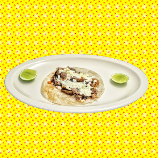 Taco Árabe Harina con Queso