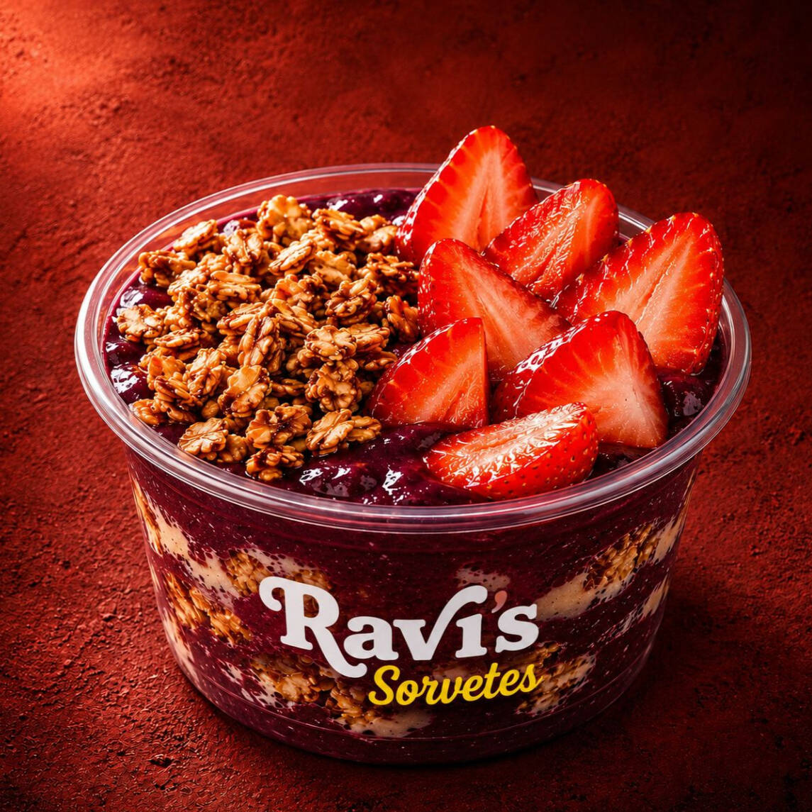 Você escolhe o seu copo entre Açaí ou Baunilha ou Misto Açaí junto com Baunilha. Delicioso,cremoso o melhor Açaí da região . #açaí #açai #sorvete #gelato Obs: Complementos não são enviados separadamente.