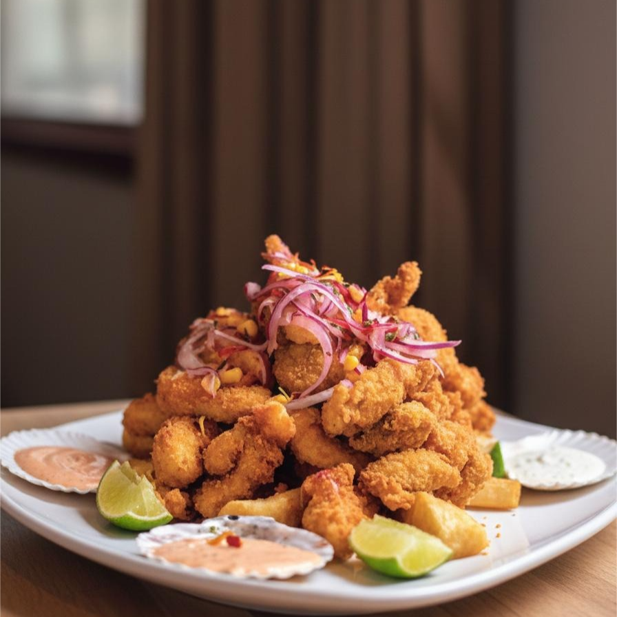 Jalea de Pescado mas Bebida Gratis