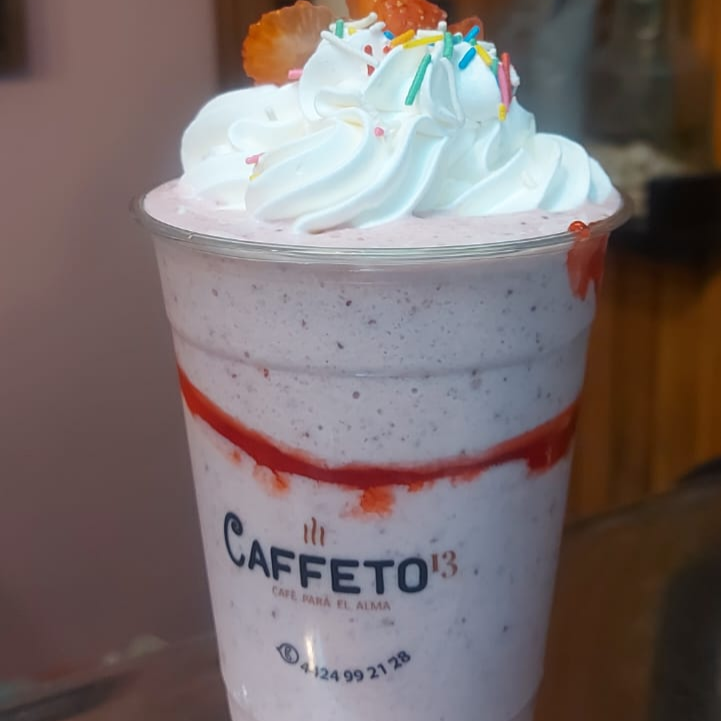 Malteada de fresa