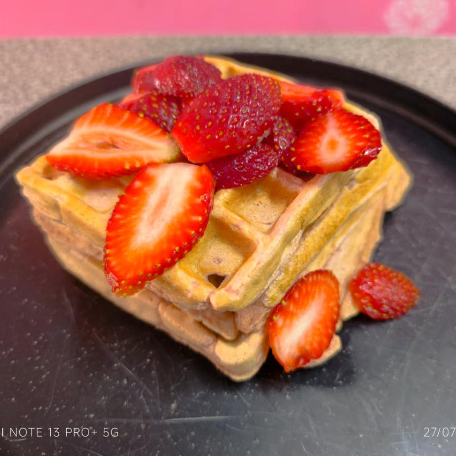 WAFFLE DE FRUTAS