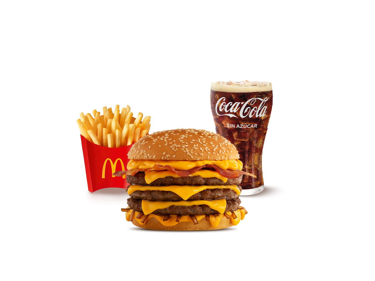 McCombo Mediano Bacon Cheddar McMelt triple