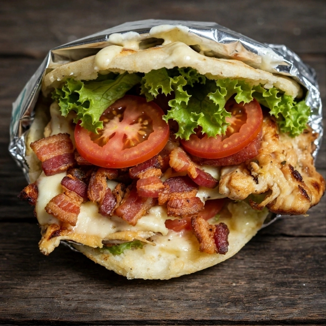 Arepa Filete Gratinado