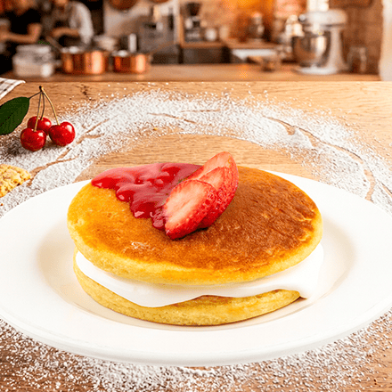 Hot Cakes con Chantilly
