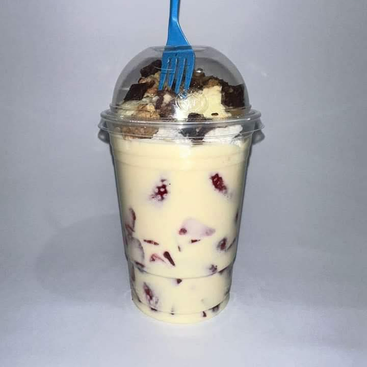 Fresas con Crema Naturales con Cheescake