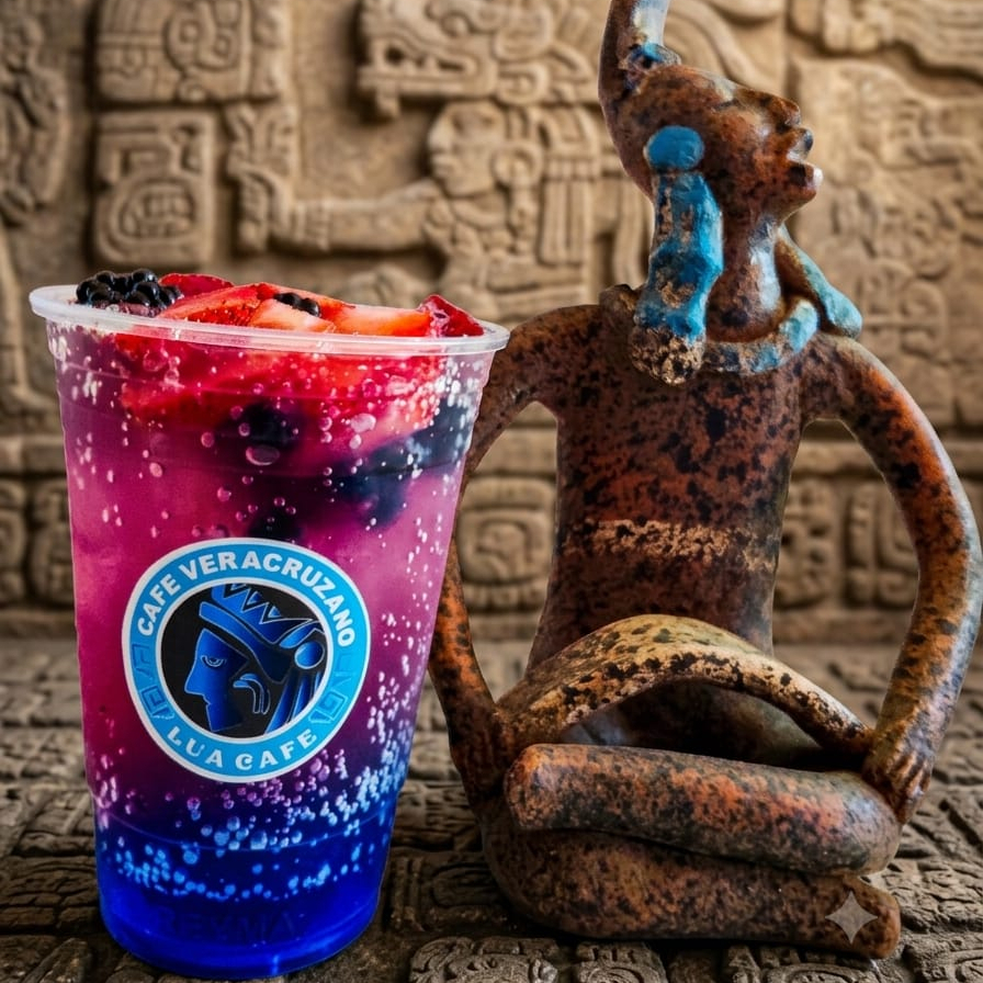 soda italiana Mora zul-frutos rojos