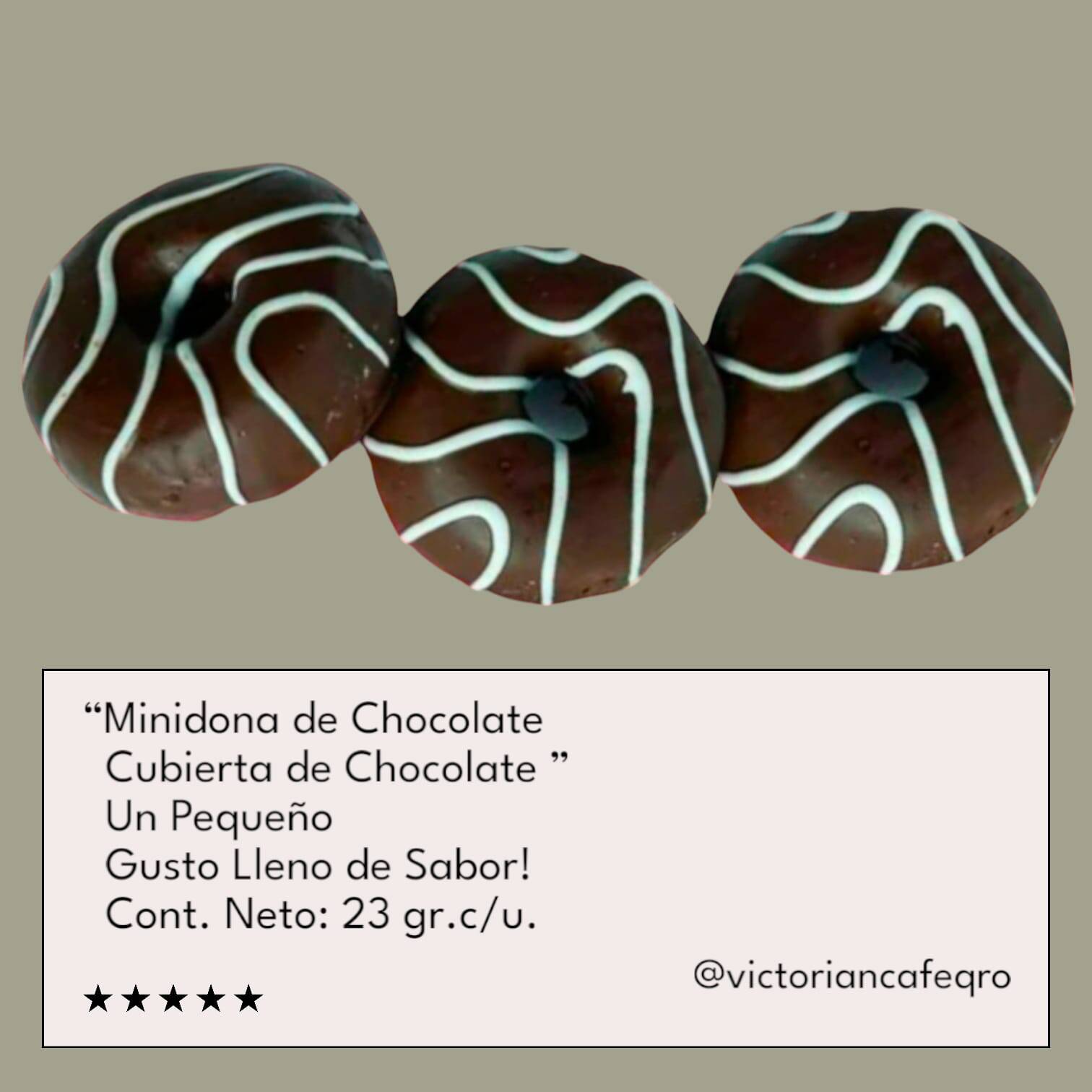 MINI DONA DE CHOCOLATE