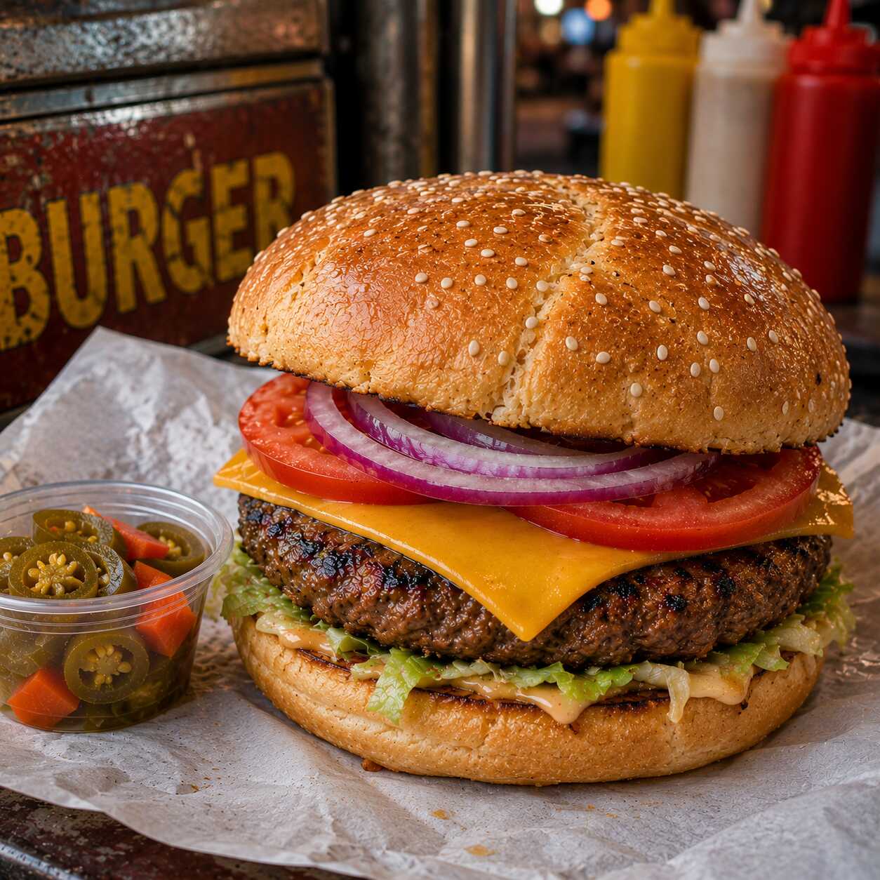 Hamburguesa de Arrachera🍔🔥