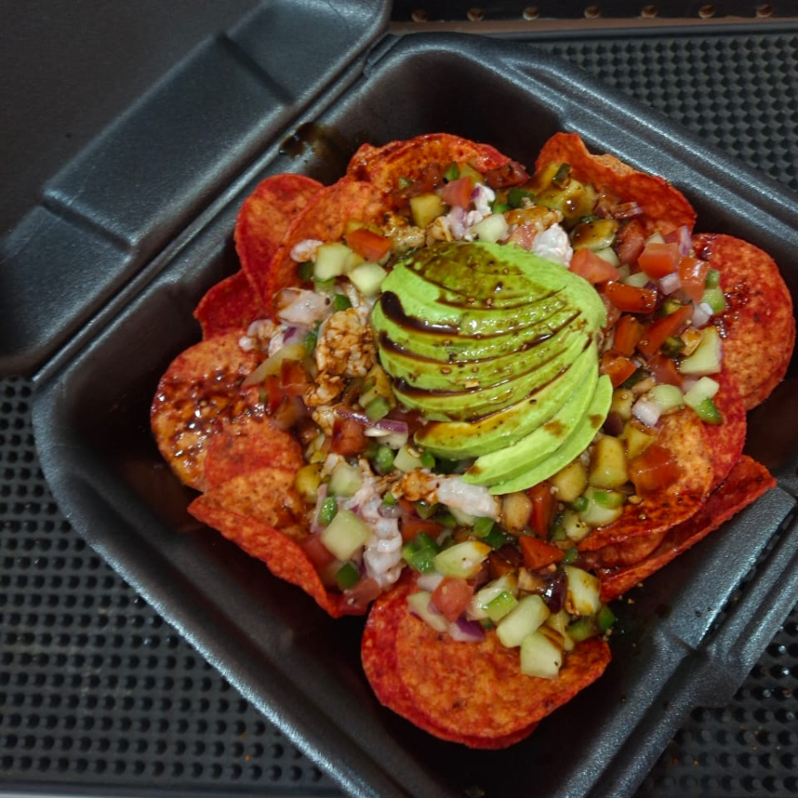 TOSTICEVICHE MIXTO (MORADOS)