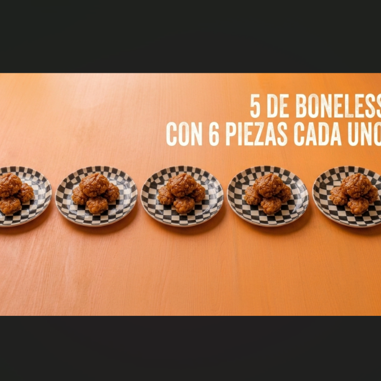 5 Boneless Individuales