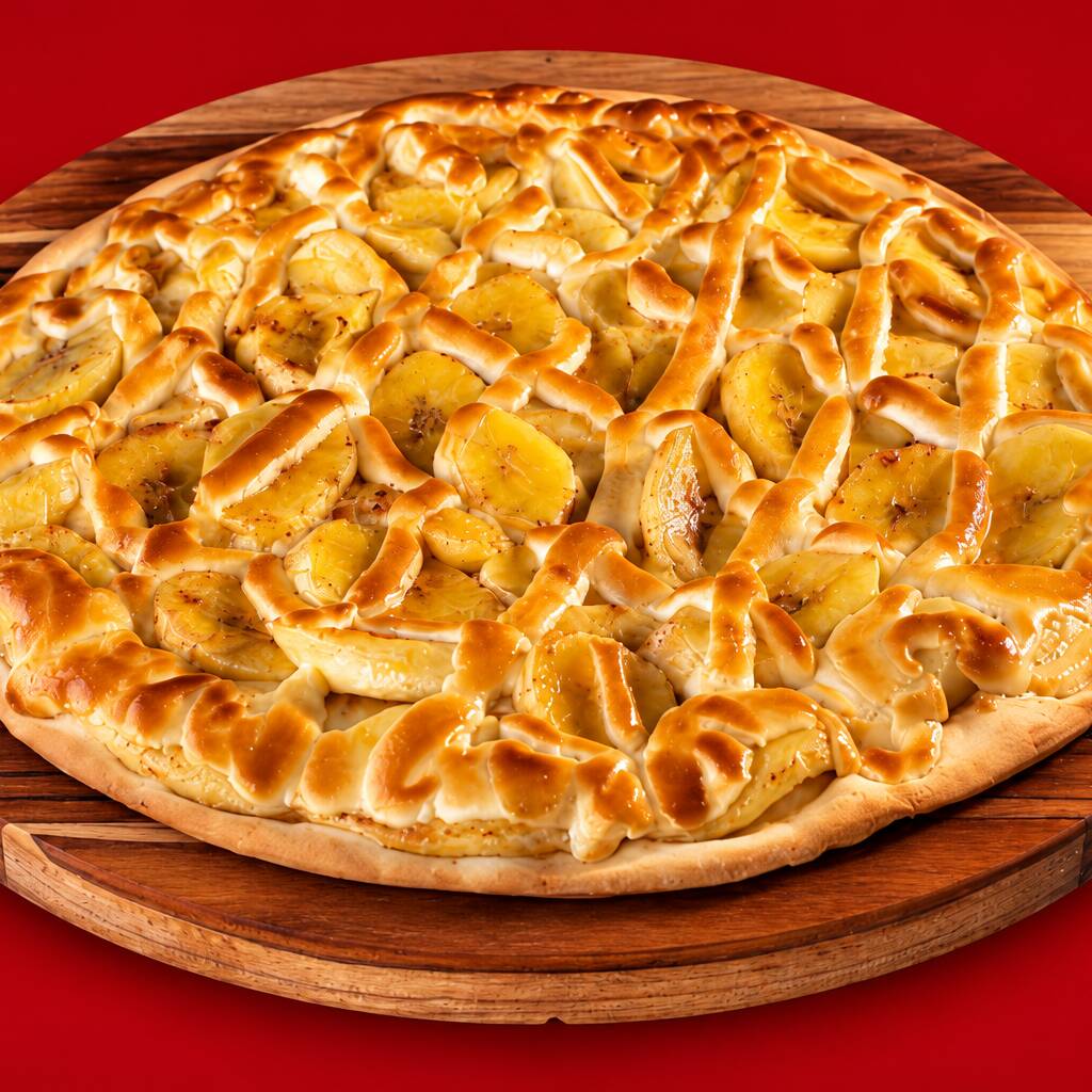 Pizza Brotinho 25cm doce, uma sobremesa irresistível para adoçar o seu Dia. Escolha o sabor que mais combina com você e desfrute de uma combinação perfeita de massa leve, cobertura generosa e ingredientes de alta qualidade. Cada mordida é uma explosão de doce e sabor, feita para encantar e deixar você com vontade de pedir mais.