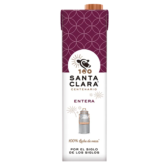 Leche Entera Santa Clara 1 L