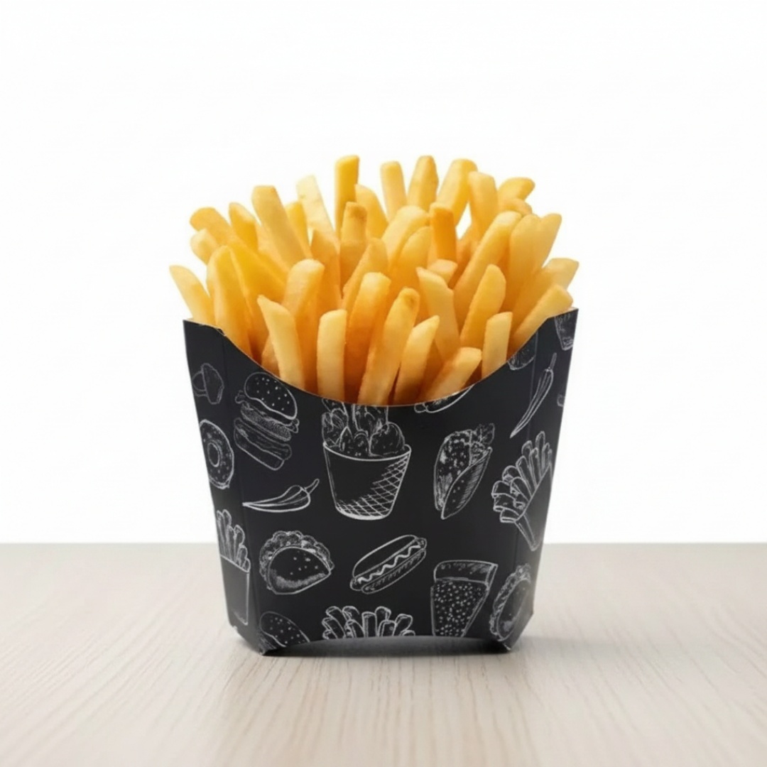 Fritas temperada super crocante e saborosa